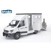 Bruder Mercedes Benz Sprinter Paardentransport Met Paard 02533