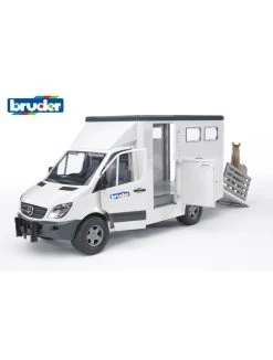Bruder Mercedes Benz Sprinter Paardentransport Met Paard 02533