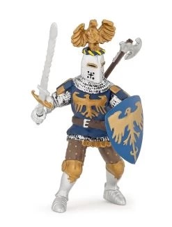 Papo History Blauwe Ridder Met Adelaars Helm 39362