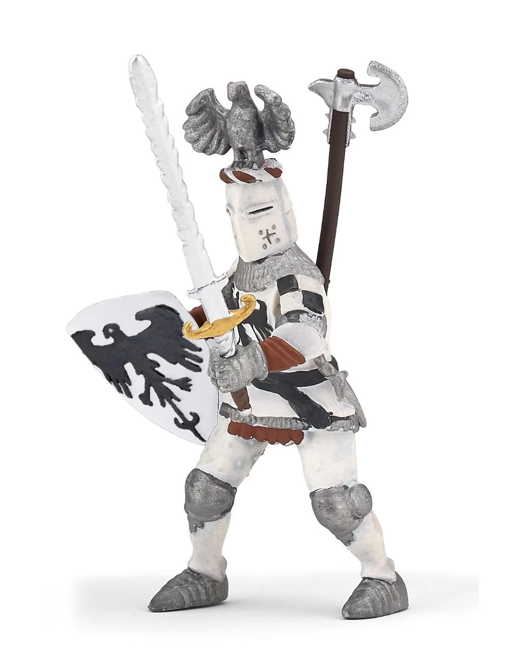 Papo History Witte Ridder Met Adelaarshelm 39785 1 Papo History Witte Ridder Met Adelaarshelm 39785