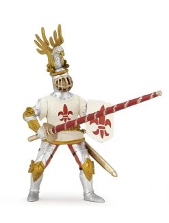 Papo History Witte Ridder Fleur De Lys 39790