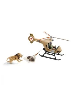 Schleich Wild Life 42476 Helikopter Tierrettung
