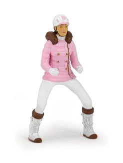 Papo Paard Winter Ruiter Meisje Roze 52011