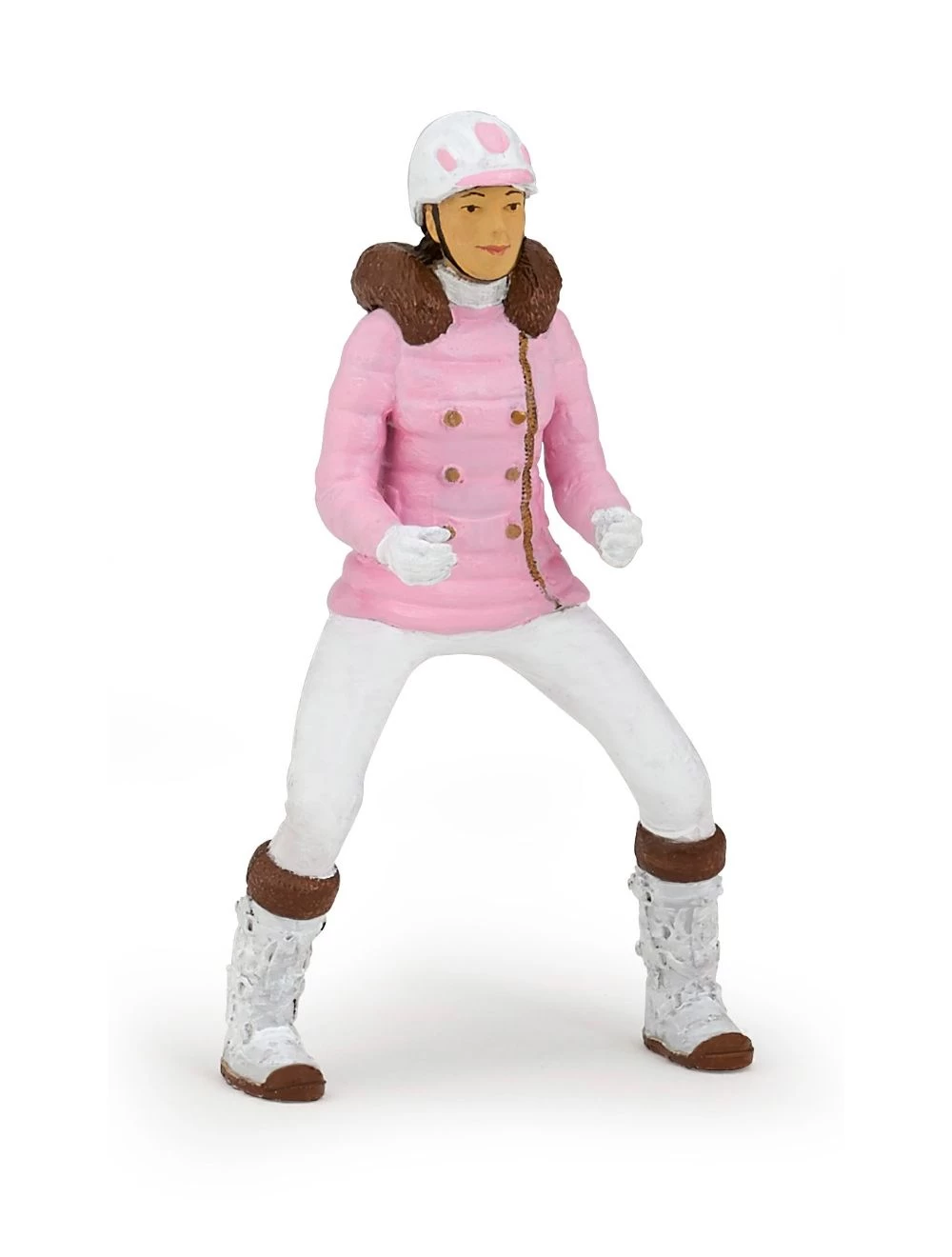 Papo Paard Winter Ruiter Meisje Roze 52011 1 Papo Paard Winter Ruiter Meisje Roze 52011