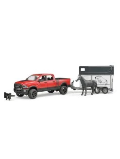 Bruder Ram Power Wagon Met Paardentrailer 02500