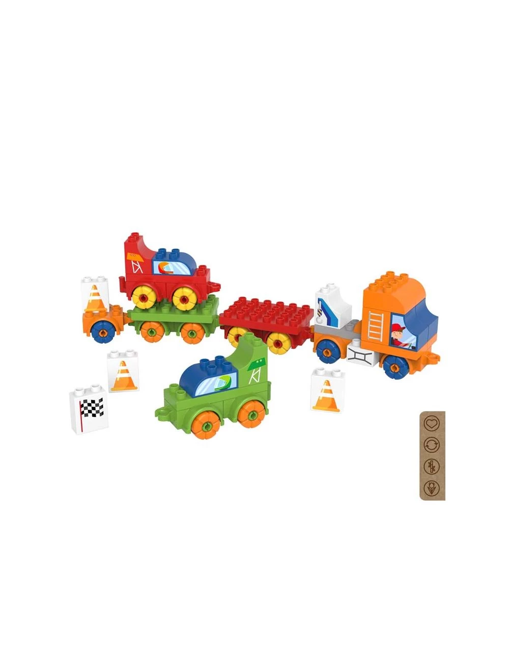 Biobuddi LKW + Rennfahrer BB-0239 1 Biobuddi LKW + Rennfahrer BB-0239