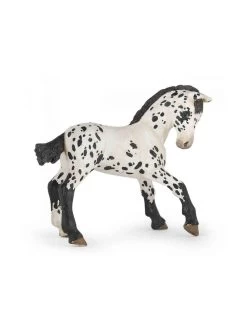 Papo Horses Paard Zwarte Appeloosa Veulen 51540