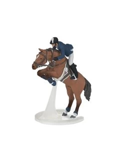 Papo Horses Springpaard Met Zijn Ruiter 51562