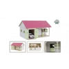 Kids Globe Pferdestall Pink Mit 2 Boxen Und Stauraum 1:32 610245