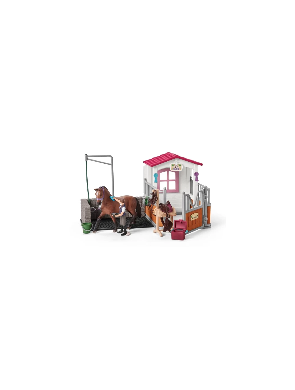 Schleich 42404 Waschplatz Mit Pferdebox 1 Schleich 42404 Waschplatz Mit Pferdebox