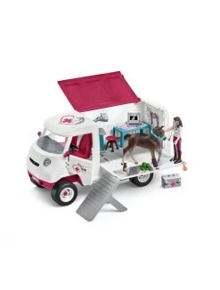 Schleich Horse Club Mobile Tierärztin Mit Hannoveraner Fohlen 42439
