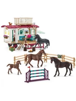 Schleich Horse Club Geheimes Turnier-Training Am Caravan Exclusief 72141