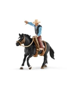 Schleich 41416 Saddle Bronc Riding Mit Cowboy