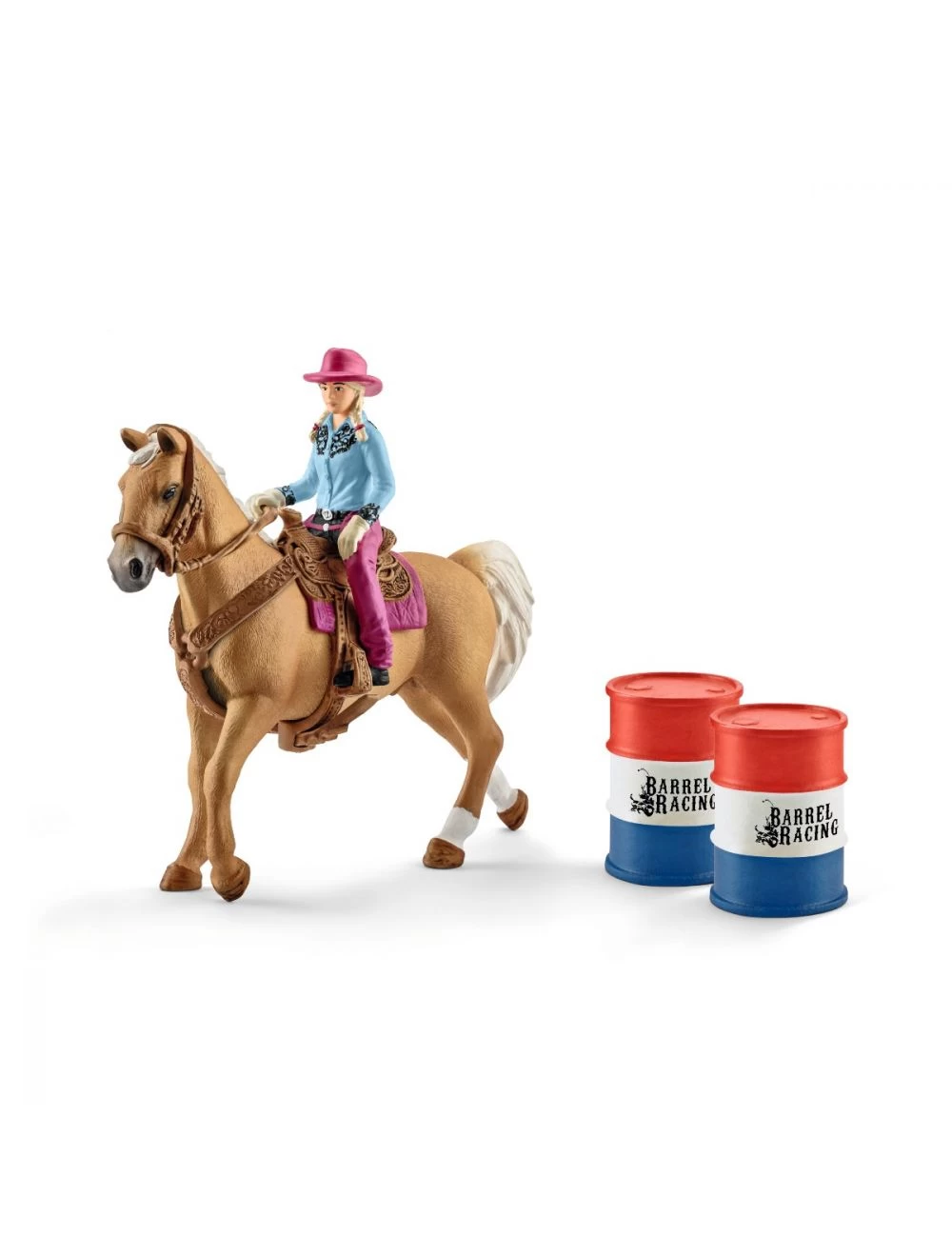 Schleich 41417 Barrel Racing Mit Cowgirl