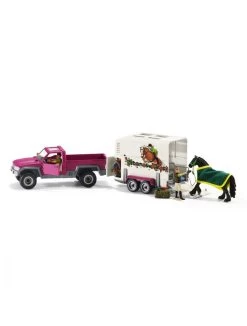 Schleich 42346 Pickup Mit Pferdeanhänger