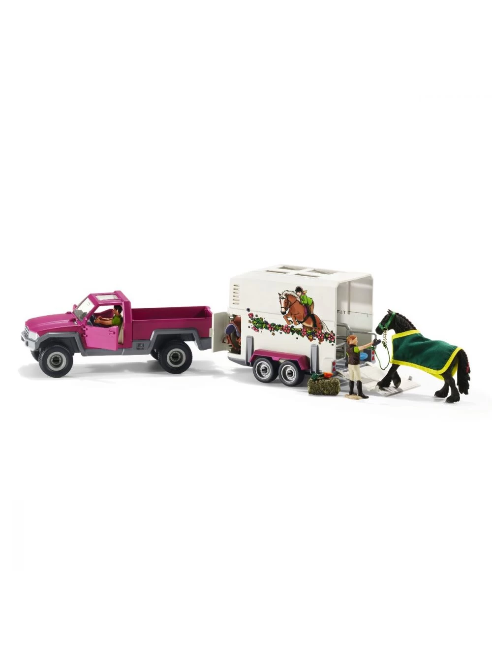 Schleich 42346 Pickup Mit Pferdeanhänger 1 Schleich 42346 Pickup Mit Pferdeanhänger