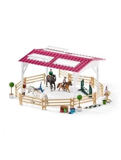 Schleich 42389 Reitschule Mit Reiter Und Pferde