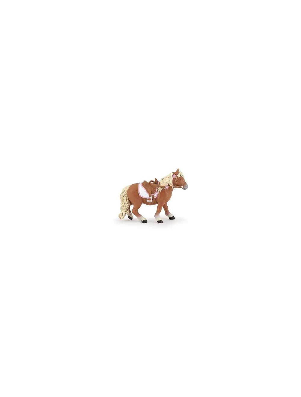 Papo Horses Paard Shetlander Pony Met Zadel 51559 1 Papo Horses Paard Shetlander Pony Met Zadel 51559