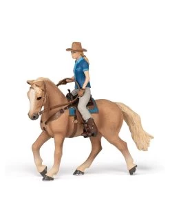 Papo Horses Westernpaard Met Zijn Ruiter 51566